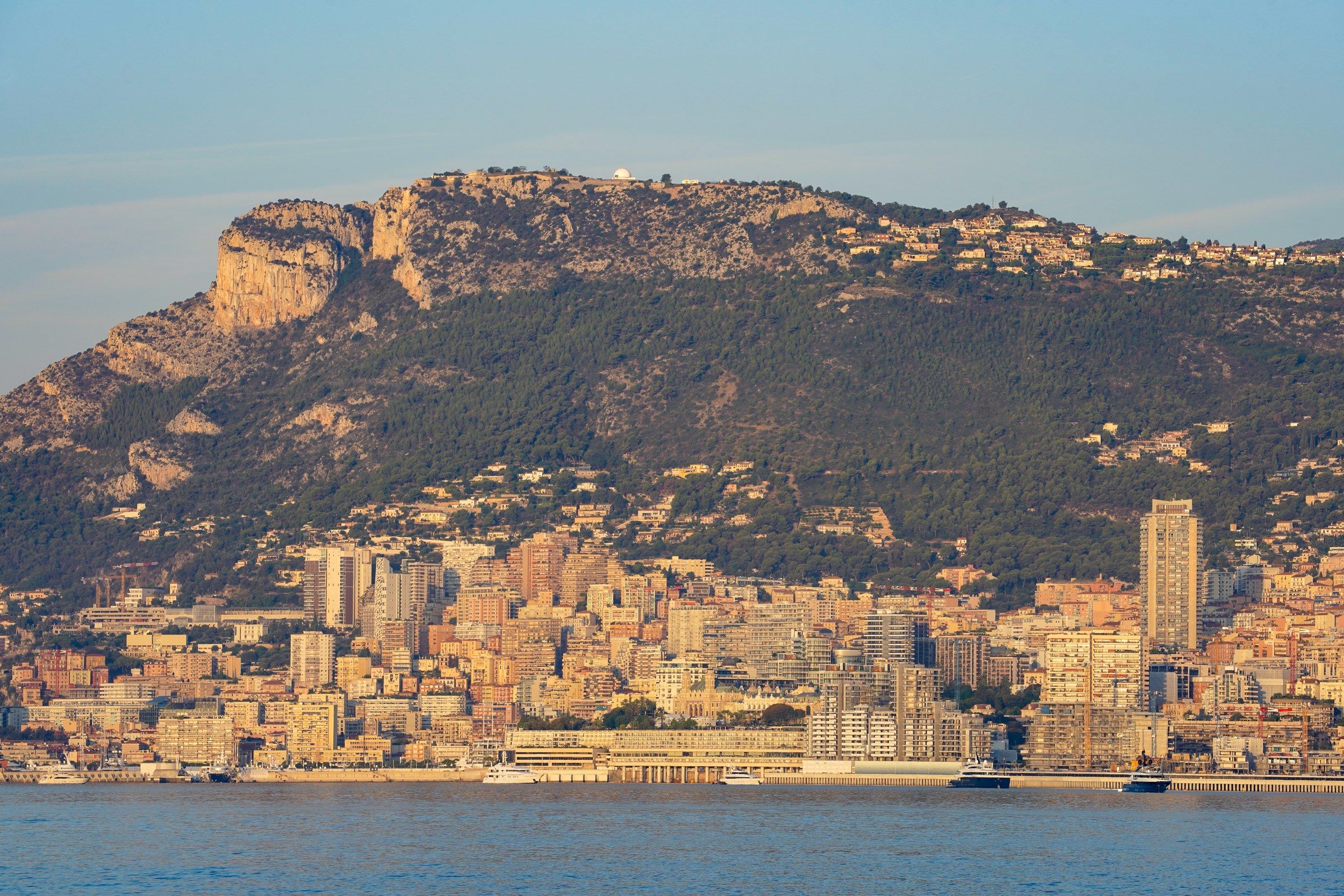 Monte Carlo and the Mediterranean coastline